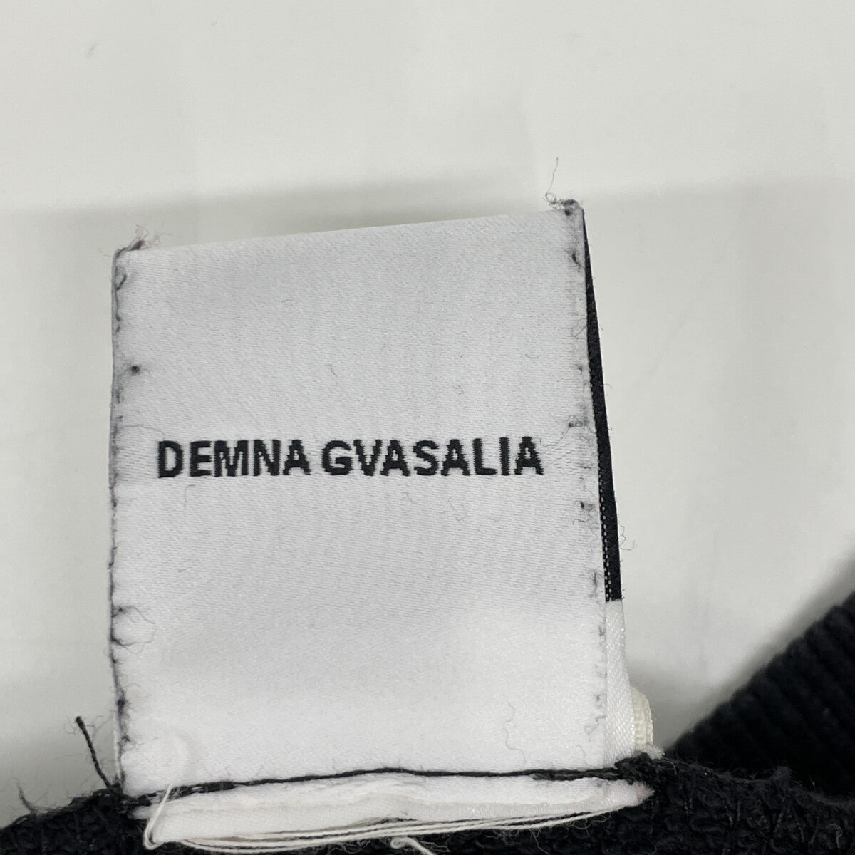 VETEMENTS ヴェトモン 【×Champion】ﾌﾞﾗｯｸ CUTOUT NECKLINE SWEAT SHIRT トップス S