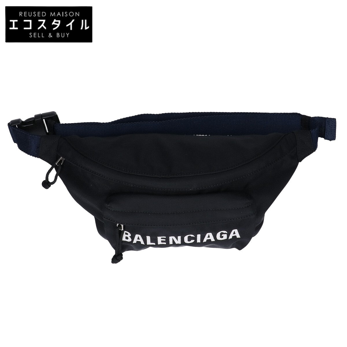 BALENCIAGA バレンシアガ 533009 ロゴ刺繍 ナイロン ウエストバッグ
