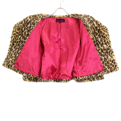 tricotCOMMEdesGARCONS トリココムデギャルソン レオパード フェイクファー ジャケット M