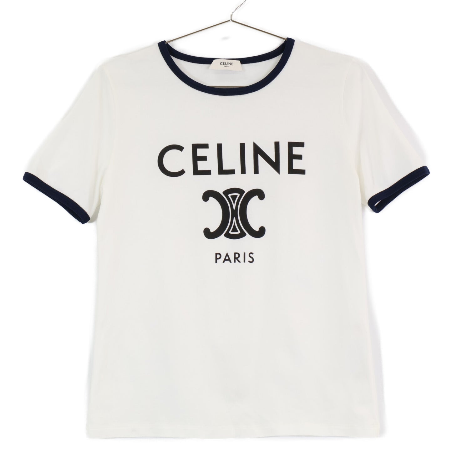 CELINE セリーヌ 【国内正規】2X872671Q トリオンフプリント 半袖Tシャツ/ トップス S