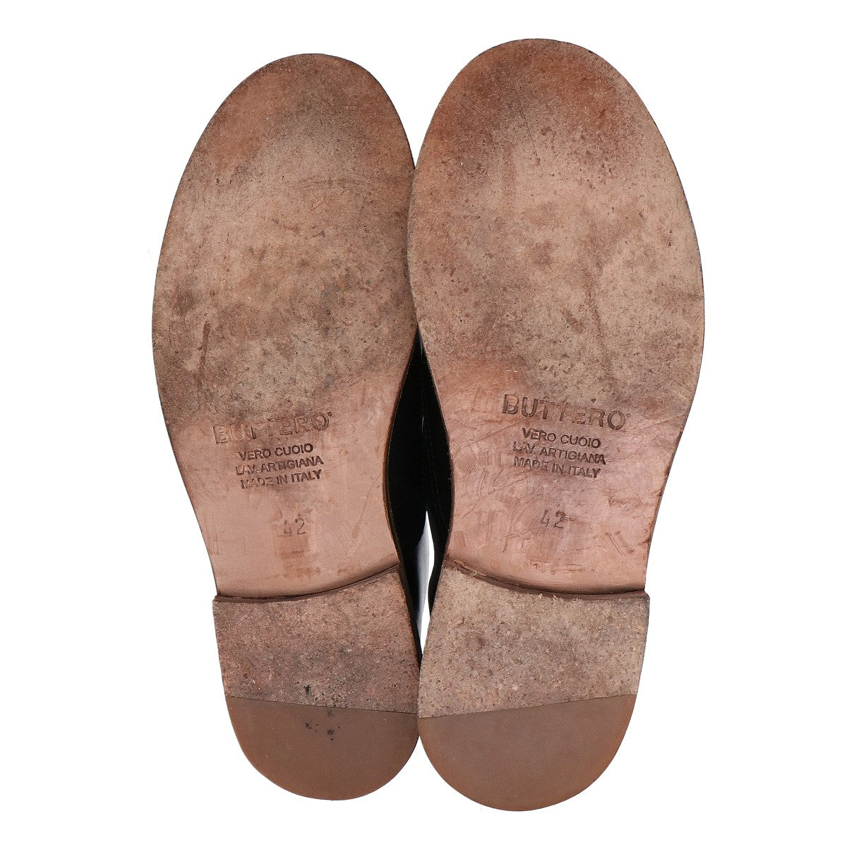 BUTTERO ブッテロ B5920 レザー オックスフォード シューズ 42