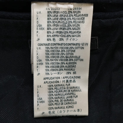 DIESEL BlackGold ディーゼルブラックゴールド ﾈｲﾋﾞｰ ｺｯﾄﾝ ﾁｪｽﾀｰｺｰﾄ コート 44