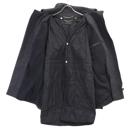 DIESEL BlackGold ディーゼルブラックゴールド ウール ジップアップフーディ―コート コート 46