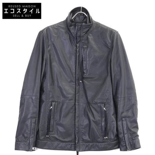 DIESEL BlackGold ディーゼルブラックゴールド ﾌﾞﾗｯｸ ﾚｻﾞｰ ｼﾝｸﾞﾙｼﾞｬｹｯﾄ ジャケット 表記なし