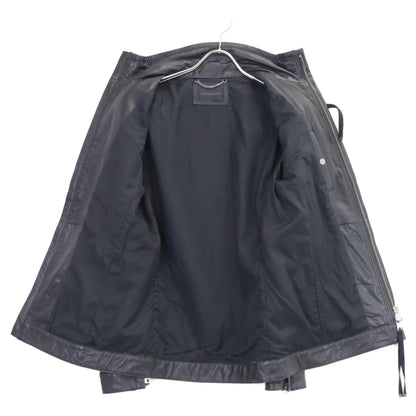 DIESEL BlackGold ディーゼルブラックゴールド ﾌﾞﾗｯｸ ﾚｻﾞｰ ｼﾝｸﾞﾙｼﾞｬｹｯﾄ ジャケット 表記なし