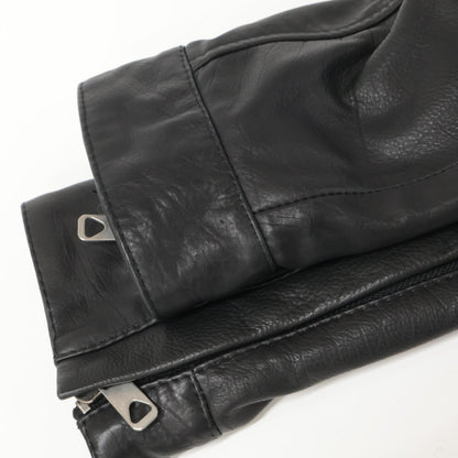 DIESEL BlackGold ディーゼルブラックゴールド ﾌﾞﾗｯｸ ﾚｻﾞｰ ｼﾝｸﾞﾙｼﾞｬｹｯﾄ ジャケット 表記なし