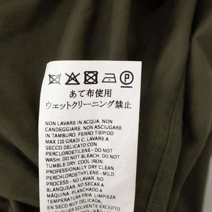 SPORTMAX スポーツマックス 201608790 ｶｰｷ ｺｯﾄﾝ混 ﾄﾞﾛｽﾄ ﾌｰﾄﾞ付き ﾓｯｽﾞｺｰﾄ コート 38