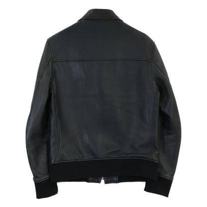 666 666トリプルシックス JLM-15TF ﾌﾞﾗｯｸ ｼｰﾌﾟｽｷﾝ ﾚｻﾞｰﾌﾞﾙｿﾞﾝ ジャケット M