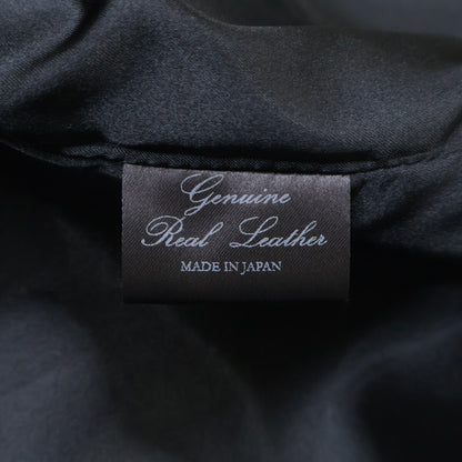 666 666トリプルシックス JLM-15TF ﾌﾞﾗｯｸ ｼｰﾌﾟｽｷﾝ ﾚｻﾞｰﾌﾞﾙｿﾞﾝ ジャケット M