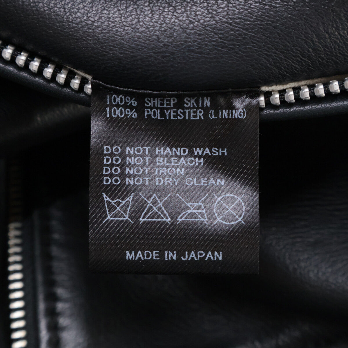 666 666トリプルシックス JLM-15TF ﾌﾞﾗｯｸ ｼｰﾌﾟｽｷﾝ ﾚｻﾞｰﾌﾞﾙｿﾞﾝ ジャケット M