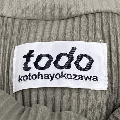 todo KotohaYokozawa トゥードゥー コトハヨコザワ ｶｰｷ ﾌﾟﾘｰﾂ ﾛﾝｸﾞｽﾘｰﾌﾞ ﾄｯﾌﾟｽ トップス 表記無し