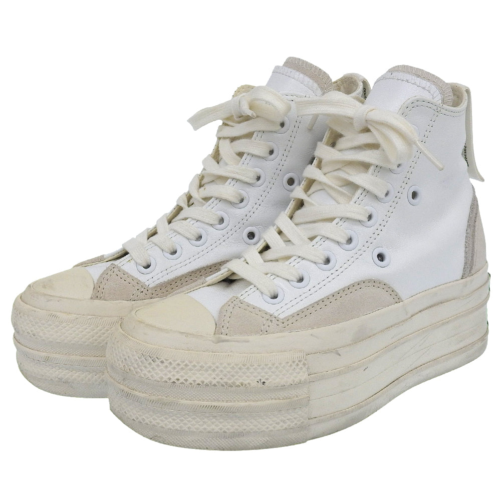 CONVERSE コンバース コンバースアディクト チャックテイラー ハイカットスニーカー シューズ レディース ホワイト 23.0cm 1SD254 シューズ 4.5(US)