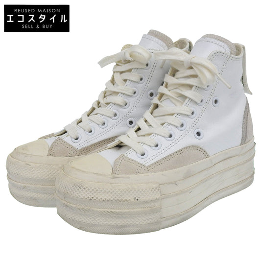 CONVERSE コンバース コンバースアディクト チャックテイラー ハイカットスニーカー シューズ レディース ホワイト 23.0cm 1SD254 シューズ 4.5(US)