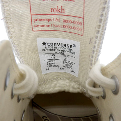CONVERSE コンバース コンバースアディクト チャックテイラー ハイカットスニーカー シューズ レディース ホワイト 23.0cm 1SD254 シューズ 4.5(US)