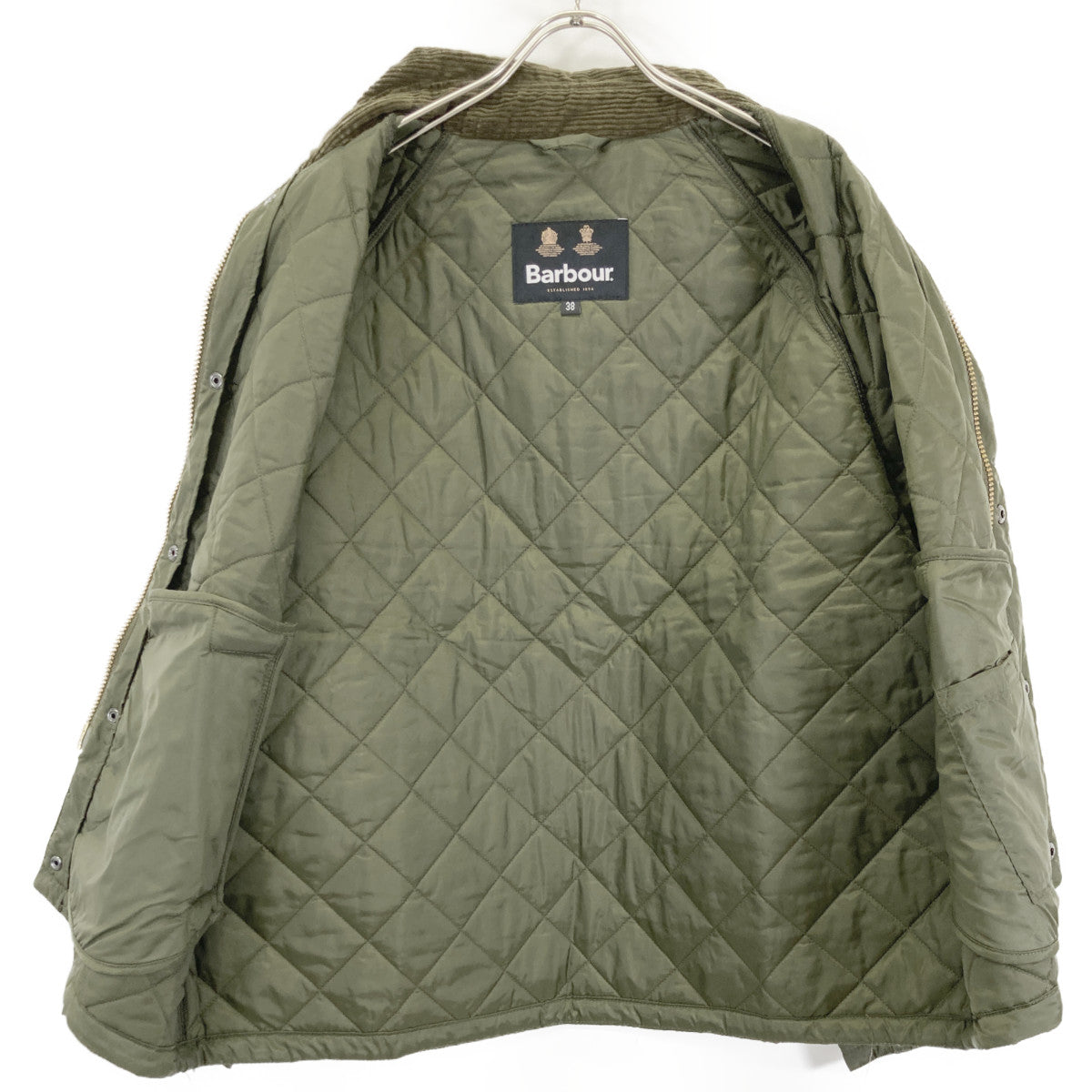 Barbour バブアー 【美品/国内正規】242MQU1796 TRANSPORT QUILTED JACKET トランスポート キルティング ジャケット 38