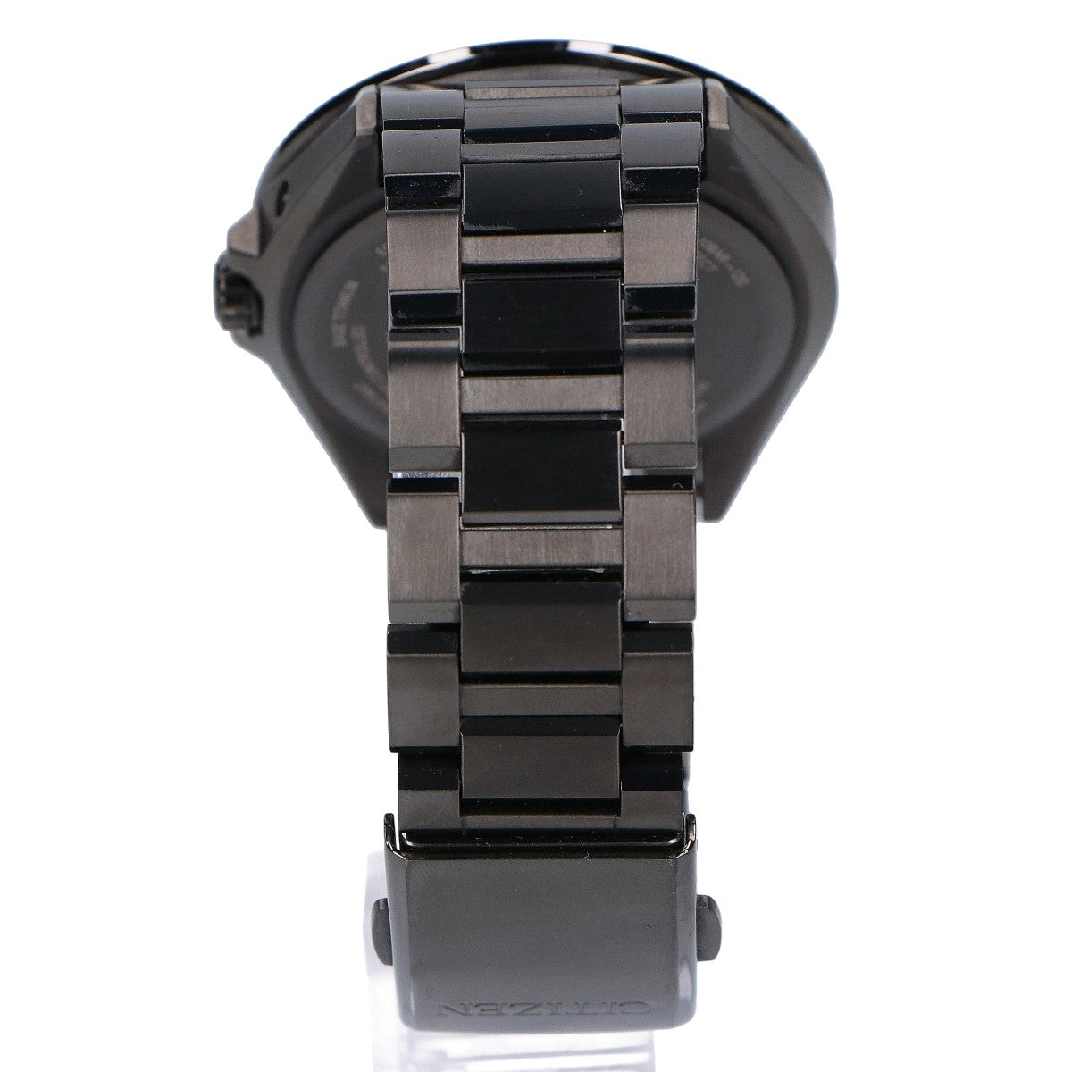 CITIZEN シチズン 【美品】CB3035-72E H128 ACT Line ブラックチタンシリーズ ATTESA アテッサ エコ・ドライブ電波 腕時計