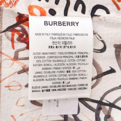 BURBERRY バーバリー ﾍﾞｰｼﾞｭ ﾃｨｯｼ期 ｸﾞﾗﾌｨｯｸ ｺｰﾄ コート 48