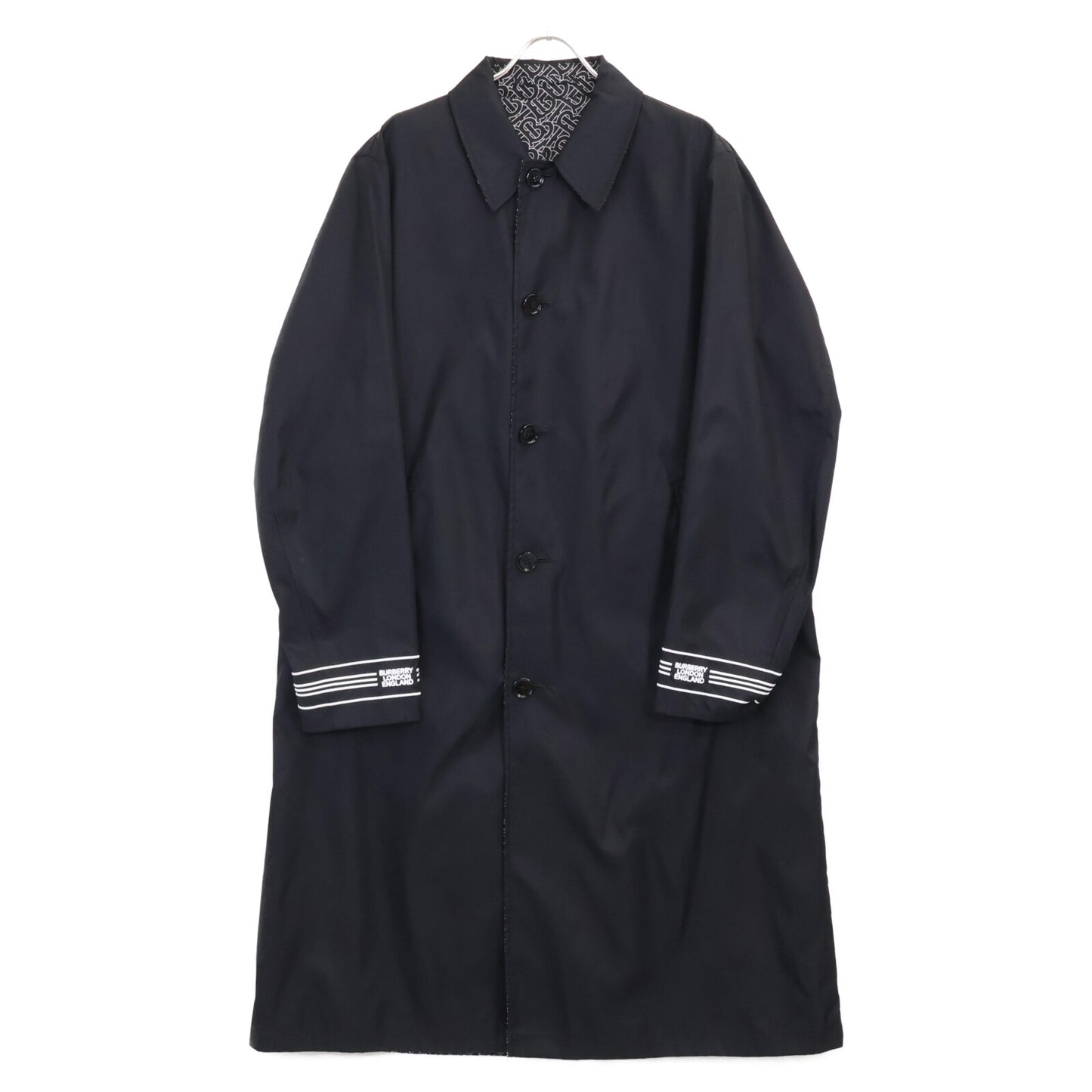 BURBERRY バーバリー TBモノグラム リバーシブル ステンカラーコート コート 50