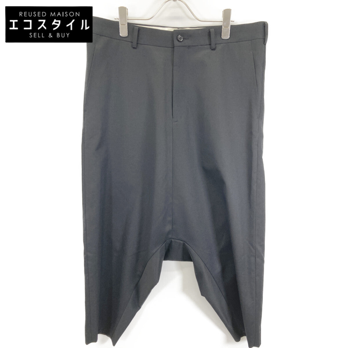 COMMEdesGARCONS HOMME PLUS コムデギャルソンオムプリュス PN-P093 ﾌﾞﾗｯｸ ｻﾙｴﾙﾊﾟﾝﾂ ボトムス ＸＳ