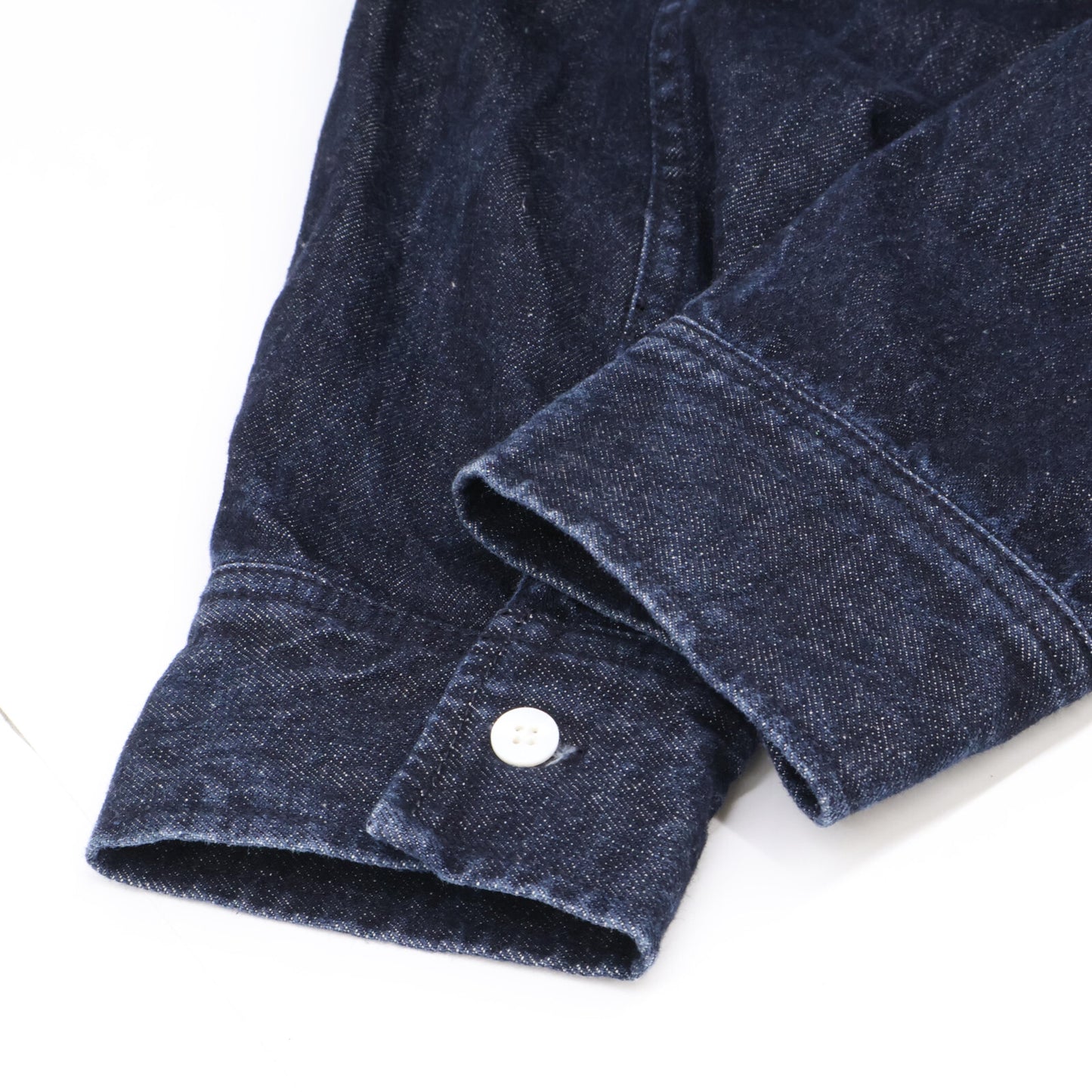 WIND AND SEA ウィンダンシー WDS-CLC-2-01 ｲﾝﾃﾞｨｺﾞ ﾃﾞﾆﾑ 刺繍 ｼｬﾂ トップス Ｌ