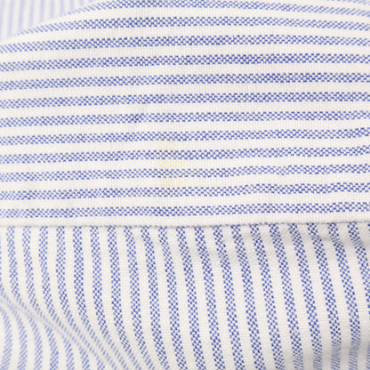 WIND AND SEA ウィンダンシー WDS-BALL-01 ﾎﾜｲﾄ×ﾌﾞﾙｰ ｽﾄﾗｲﾌﾟ 刺繍 長袖ｼｬﾂ トップス ＸＬ