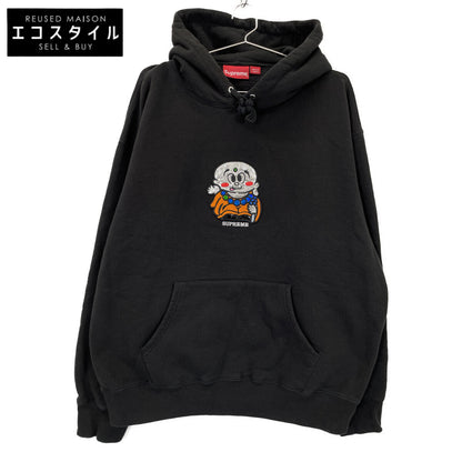 Supreme シュプリーム ﾌﾞﾗｯｸ AOI Buddha ﾌｰﾃﾞｨｰ トップス L