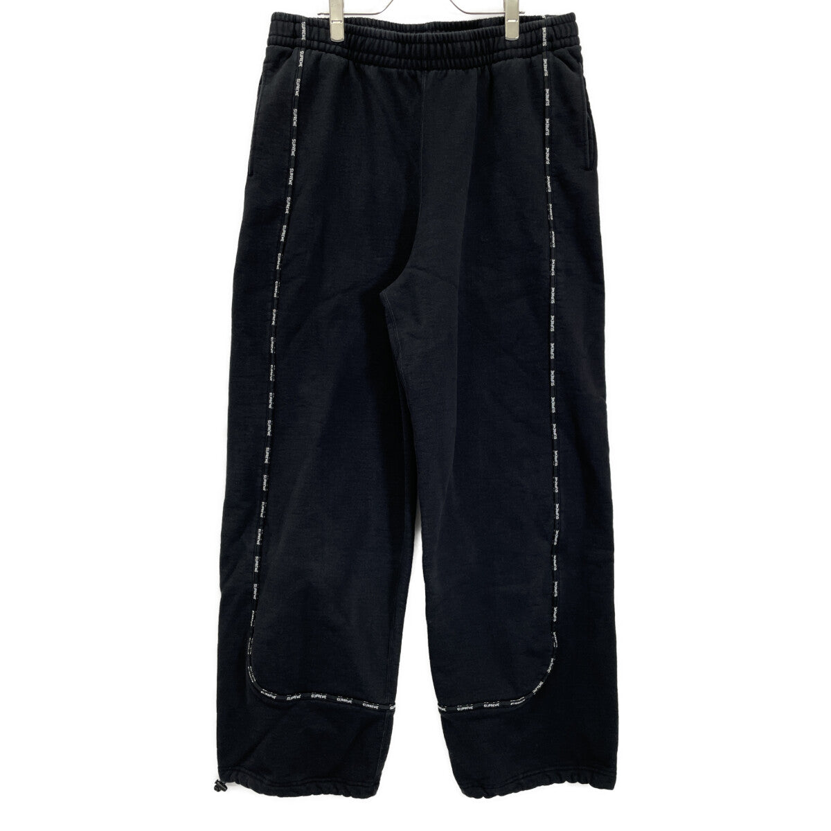 Supreme シュプリーム 25FW ﾌﾞﾗｯｸ Piping Sweatpant ボトムス XL