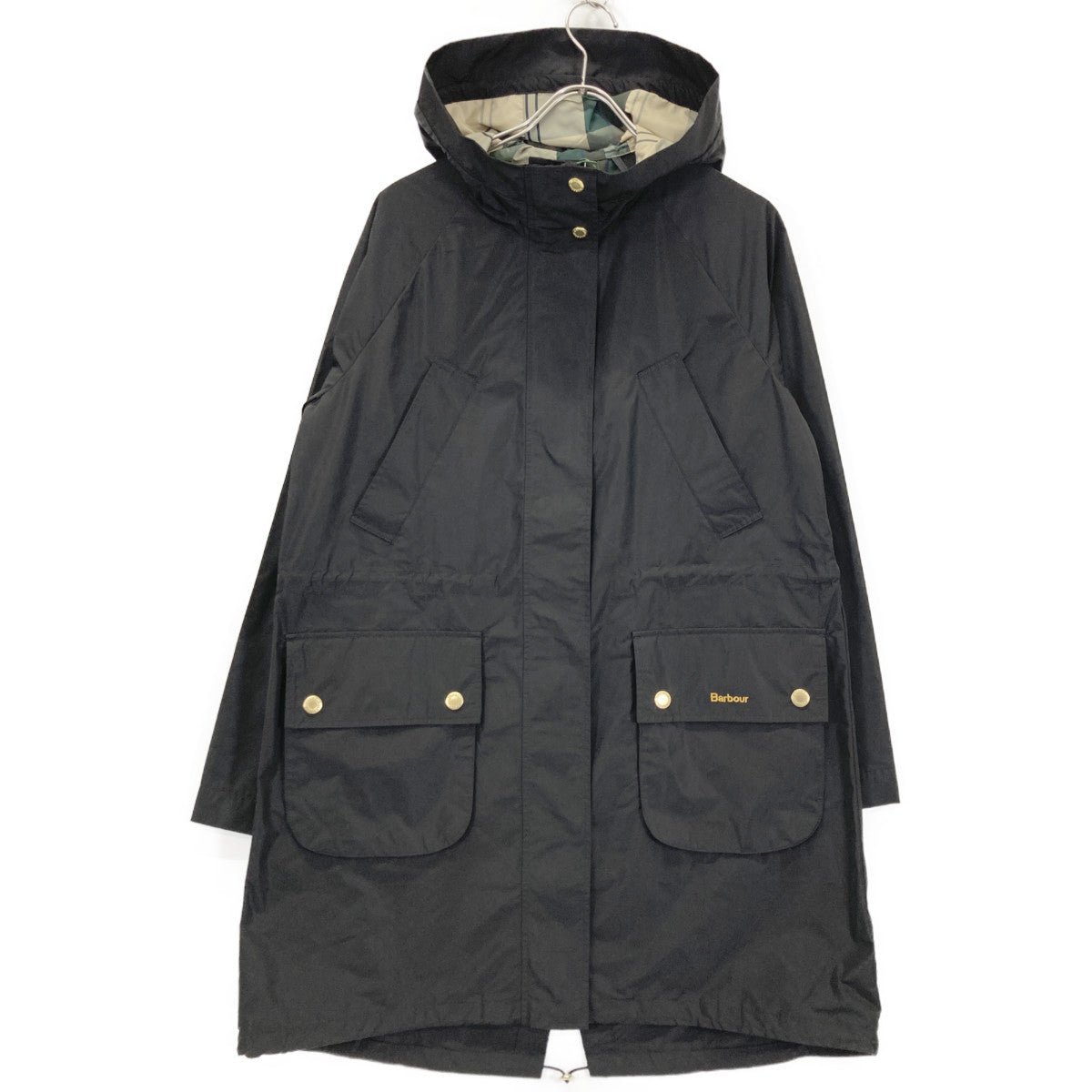 Barbour バブアー ﾌﾞﾗｯｸ Una ｼｬﾜｰﾌﾟﾙｰﾌ ﾐﾄﾞﾙﾚﾝｸﾞｽ ﾊﾟｰｶ ジャケット 8