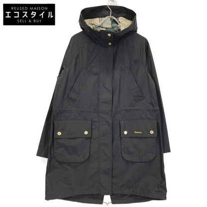 Barbour バブアー ﾌﾞﾗｯｸ Una ｼｬﾜｰﾌﾟﾙｰﾌ ﾐﾄﾞﾙﾚﾝｸﾞｽ ﾊﾟｰｶ ジャケット 8