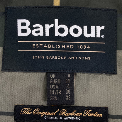 Barbour バブアー ﾌﾞﾗｯｸ Una ｼｬﾜｰﾌﾟﾙｰﾌ ﾐﾄﾞﾙﾚﾝｸﾞｽ ﾊﾟｰｶ ジャケット 8