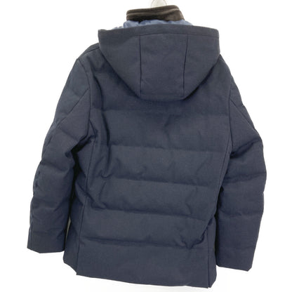 SHIPS シップス ﾈｲﾋﾞｰ ﾌｰﾄﾞ付き ﾀﾞｳﾝｼﾞｬｹｯﾄ ジャケット M