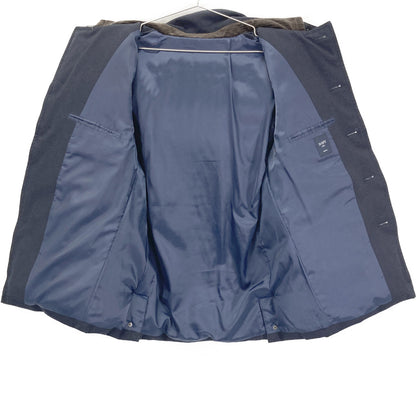 SHIPS シップス ﾈｲﾋﾞｰ ﾌｰﾄﾞ付き ﾀﾞｳﾝｼﾞｬｹｯﾄ ジャケット M