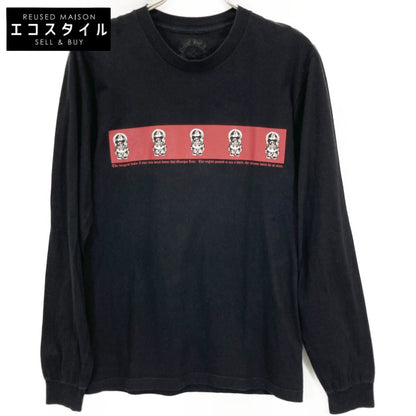 Chrome Hearts クロムハーツ ﾌﾞﾗｯｸ DELPHINO TRAIN FOTI ﾛﾝｸﾞｽﾘｰﾌﾞ ｶｯﾄｿｰ トップス L