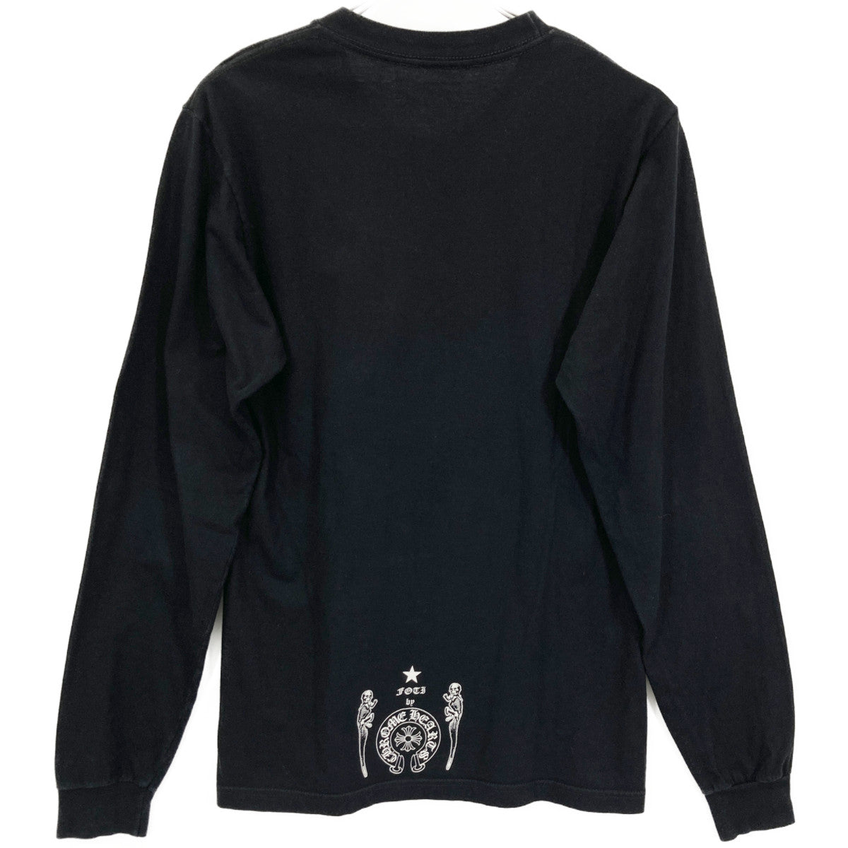 Chrome Hearts クロムハーツ ﾌﾞﾗｯｸ DELPHINO TRAIN FOTI ﾛﾝｸﾞｽﾘｰﾌﾞ ｶｯﾄｿｰ トップス L