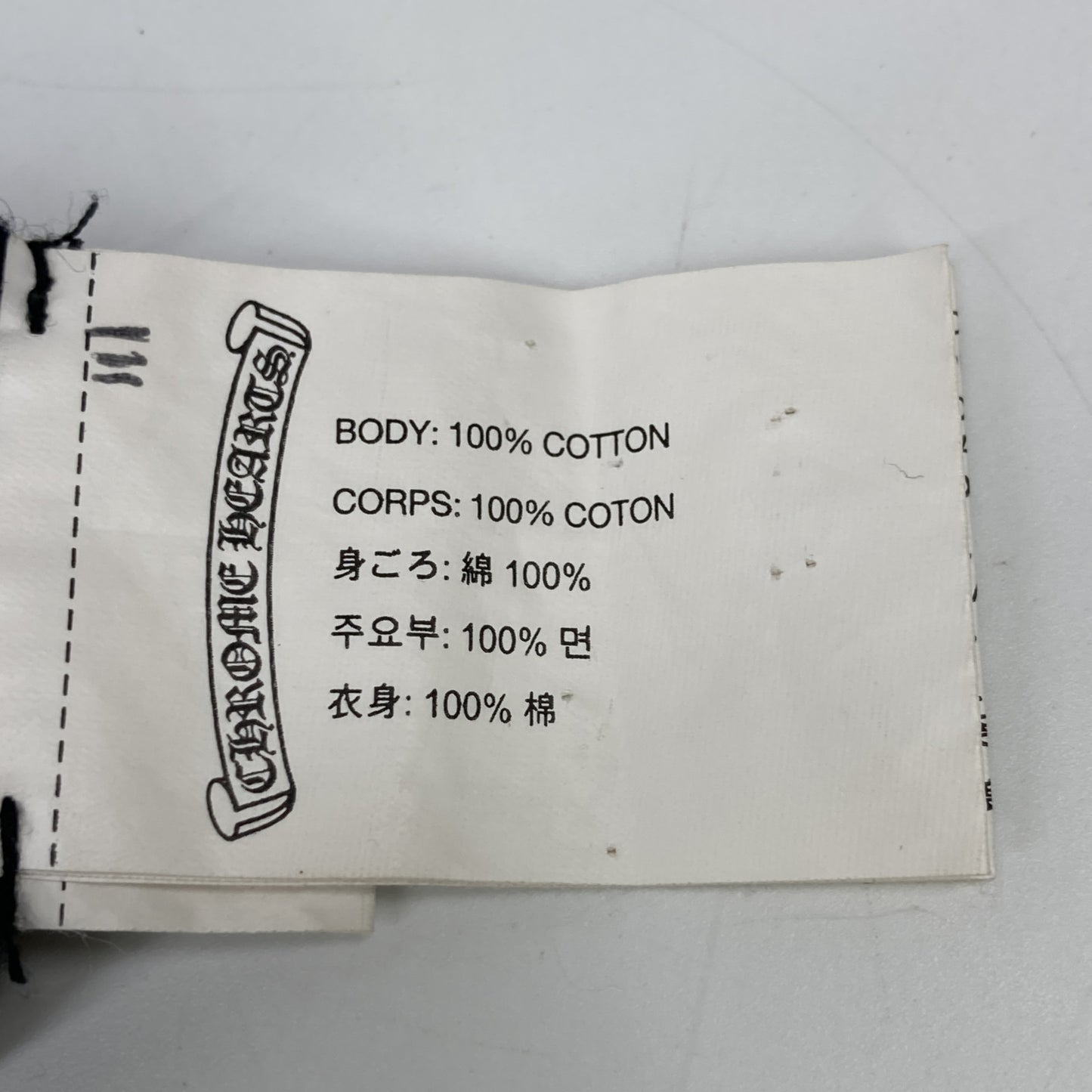 Chrome Hearts クロムハーツ ﾌﾞﾗｯｸ DELPHINO TRAIN FOTI ﾛﾝｸﾞｽﾘｰﾌﾞ ｶｯﾄｿｰ トップス L