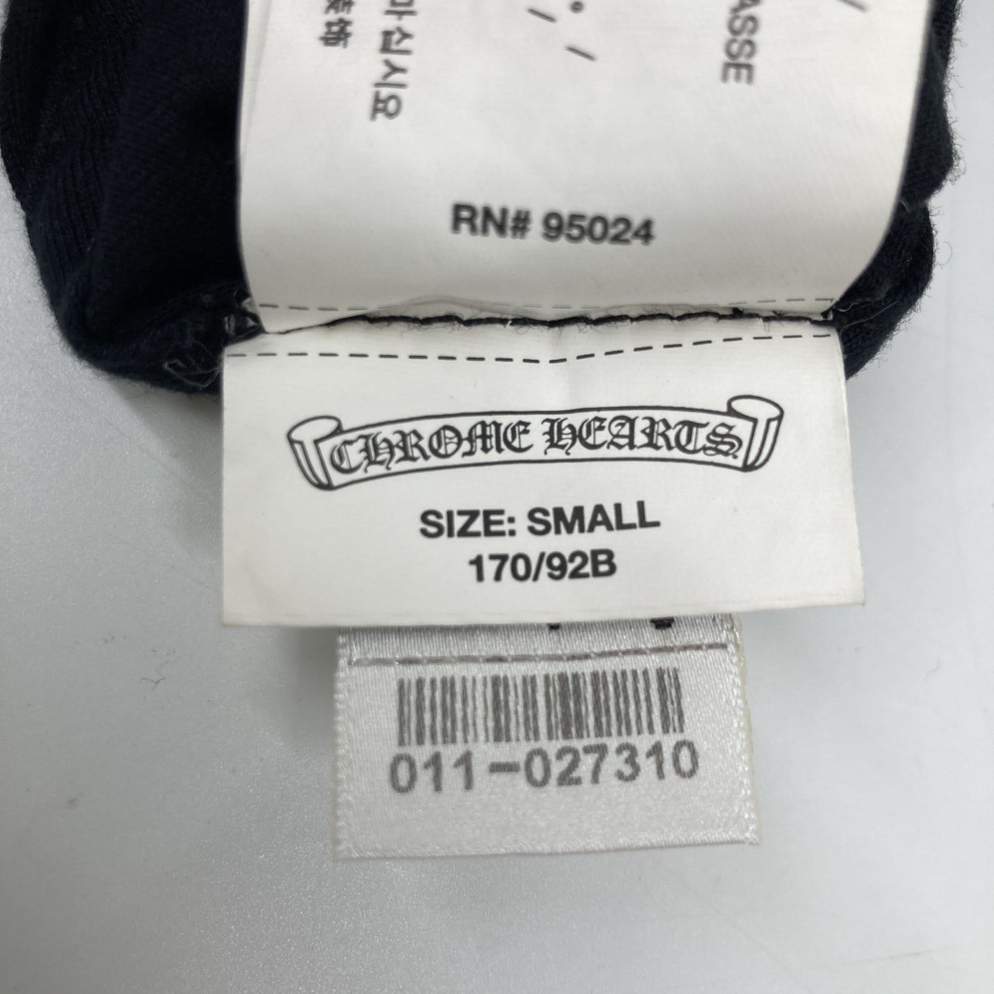 Chrome Hearts クロムハーツ ﾌﾞﾗｯｸ DELPHINO TRAIN FOTI ﾛﾝｸﾞｽﾘｰﾌﾞ ｶｯﾄｿｰ トップス L