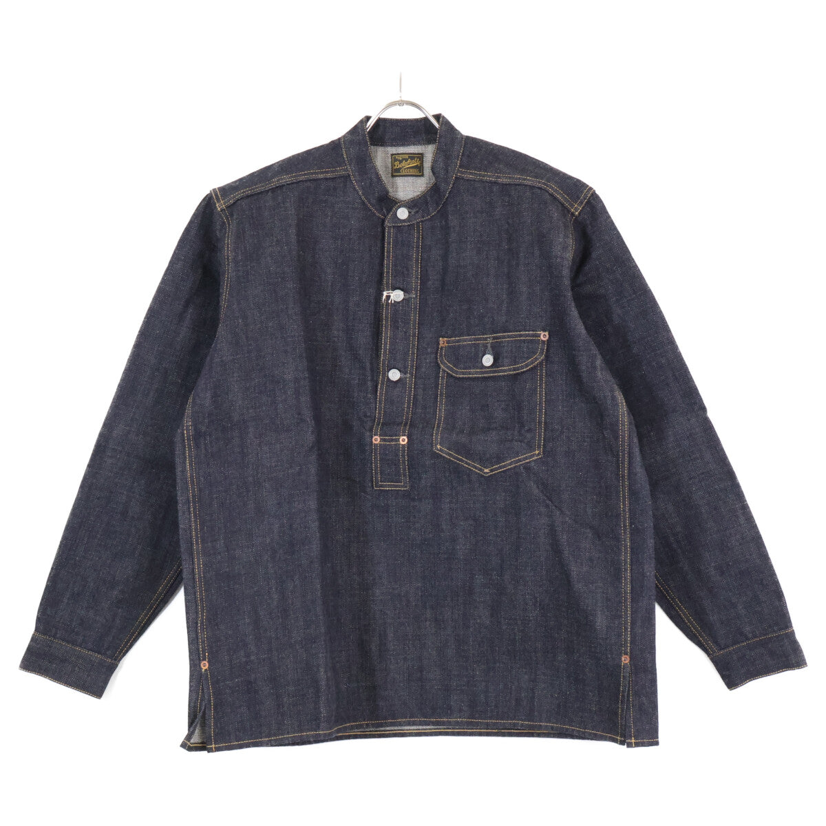 BELAFONTE ベラフォンテ 【新品】26-10 RAGTIME PULLOVER BAND COLLAR DENIM SHIRTS プルオーバー バンドカラー デニムシャツ/ トップス L