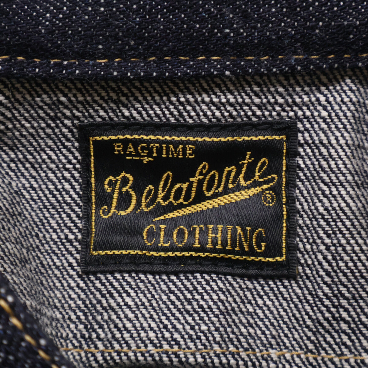 BELAFONTE ベラフォンテ 【新品】26-10 RAGTIME PULLOVER BAND COLLAR DENIM SHIRTS プルオーバー バンドカラー デニムシャツ/ トップス L