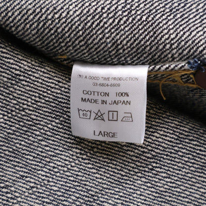 BELAFONTE ベラフォンテ 【新品】26-10 RAGTIME PULLOVER BAND COLLAR DENIM SHIRTS プルオーバー バンドカラー デニムシャツ/ トップス L