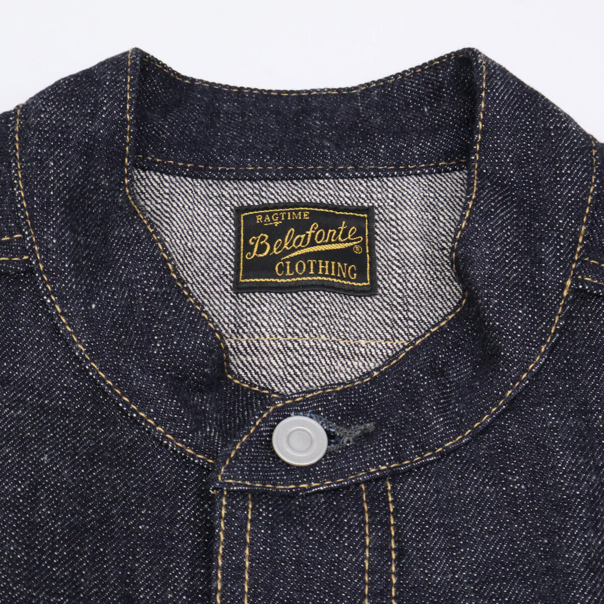 BELAFONTE ベラフォンテ 【新品】26-10 RAGTIME PULLOVER BAND COLLAR DENIM SHIRTS プルオーバー バンドカラー デニムシャツ/ トップス L