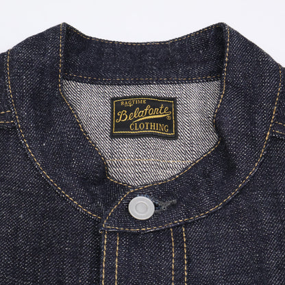 BELAFONTE ベラフォンテ 【新品】26-10 RAGTIME PULLOVER BAND COLLAR DENIM SHIRTS プルオーバー バンドカラー デニムシャツ/ トップス L