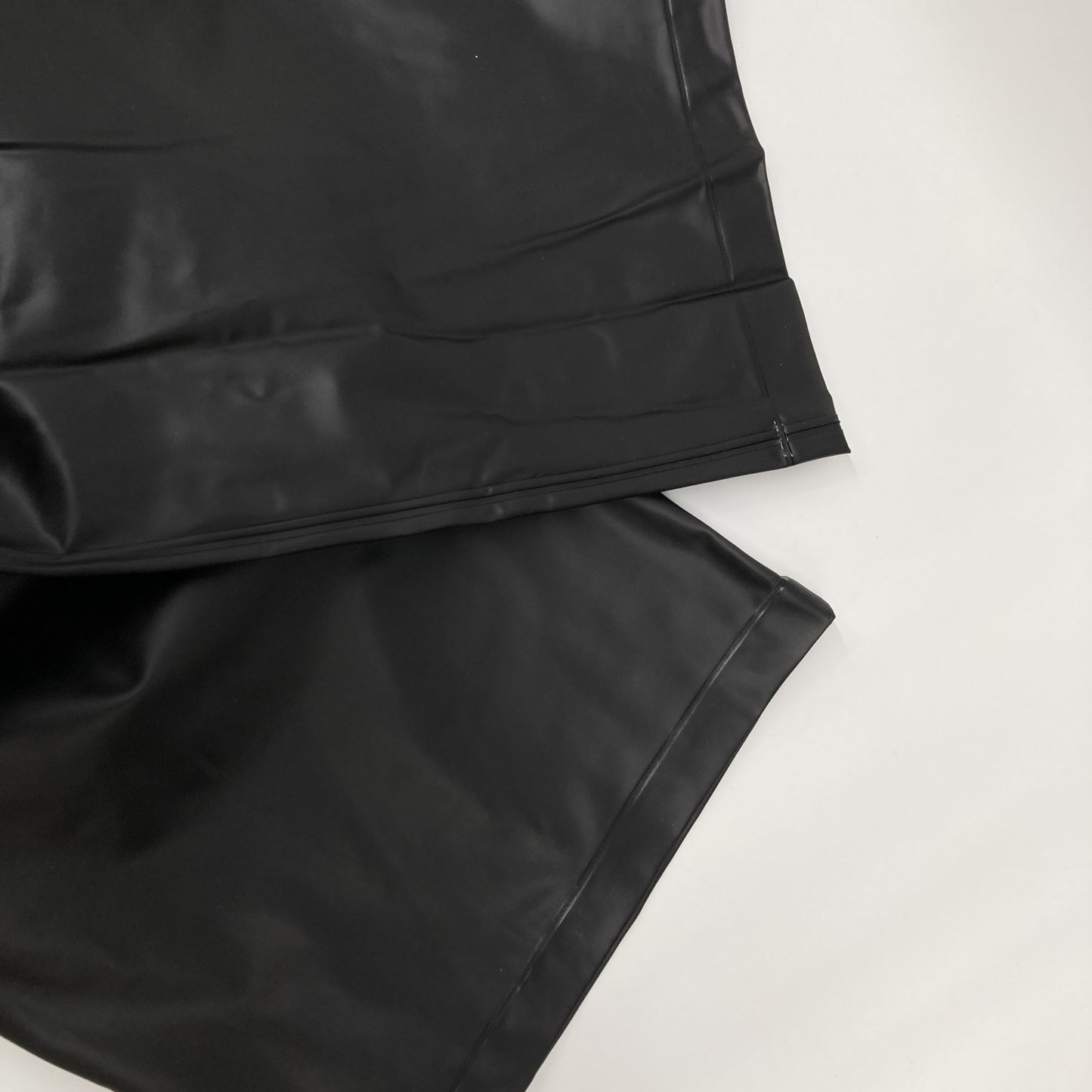 Yohji Yamamoto ヨウジヤマモト 【IMPERMEABLE】ﾌﾞﾗｯｸ 塩化ﾋﾞﾆﾙ ｽﾃﾝｶﾗｰｺｰﾄ コート 38