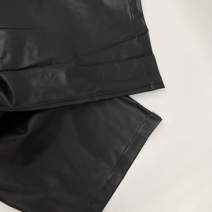 Yohji Yamamoto ヨウジヤマモト 【IMPERMEABLE】ﾌﾞﾗｯｸ 塩化ﾋﾞﾆﾙ ｽﾃﾝｶﾗｰｺｰﾄ コート 38