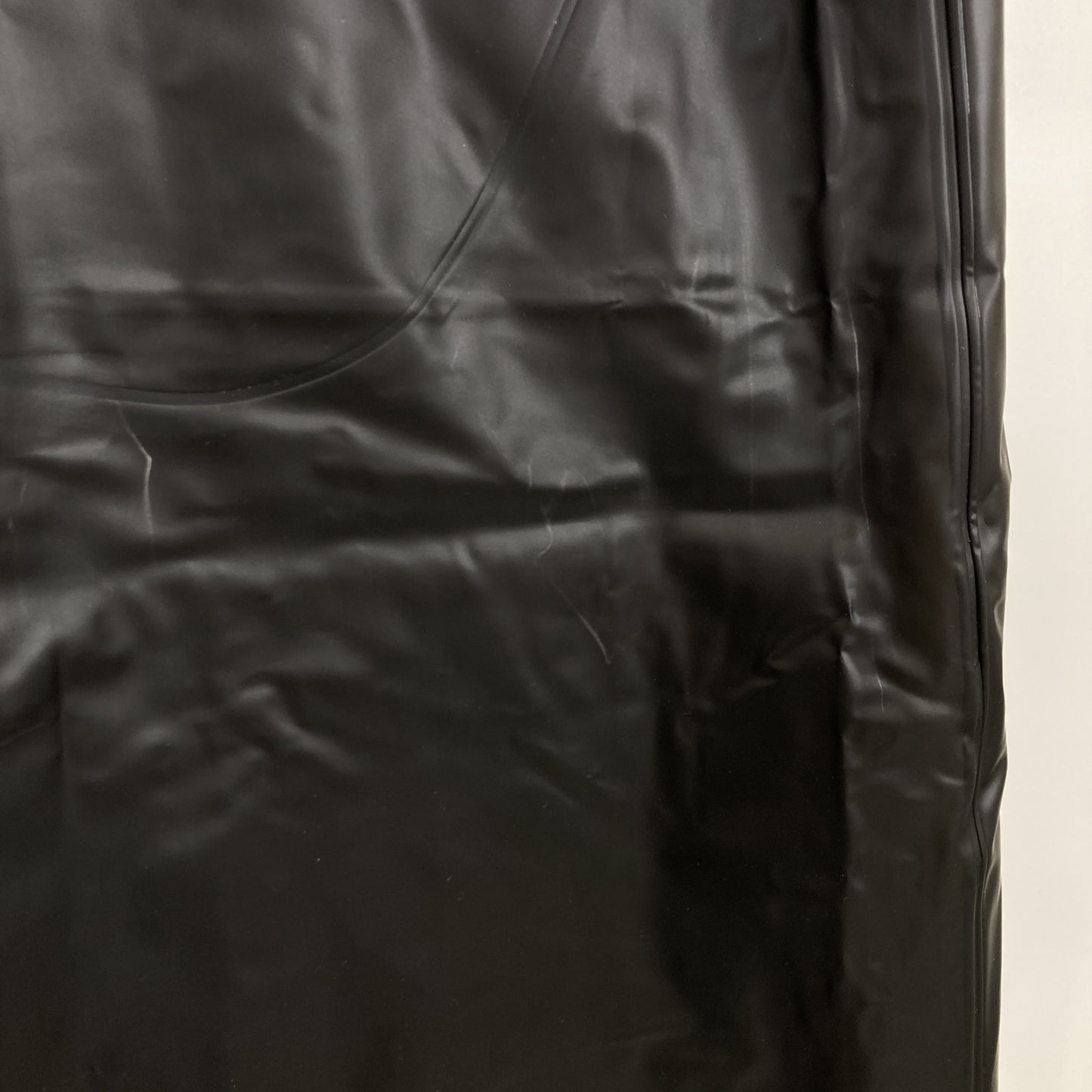 Yohji Yamamoto ヨウジヤマモト 【IMPERMEABLE】ﾌﾞﾗｯｸ 塩化ﾋﾞﾆﾙ ｽﾃﾝｶﾗｰｺｰﾄ コート 38