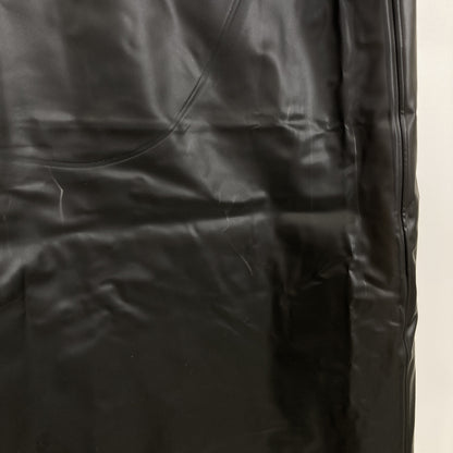 Yohji Yamamoto ヨウジヤマモト 【IMPERMEABLE】ﾌﾞﾗｯｸ 塩化ﾋﾞﾆﾙ ｽﾃﾝｶﾗｰｺｰﾄ コート 38