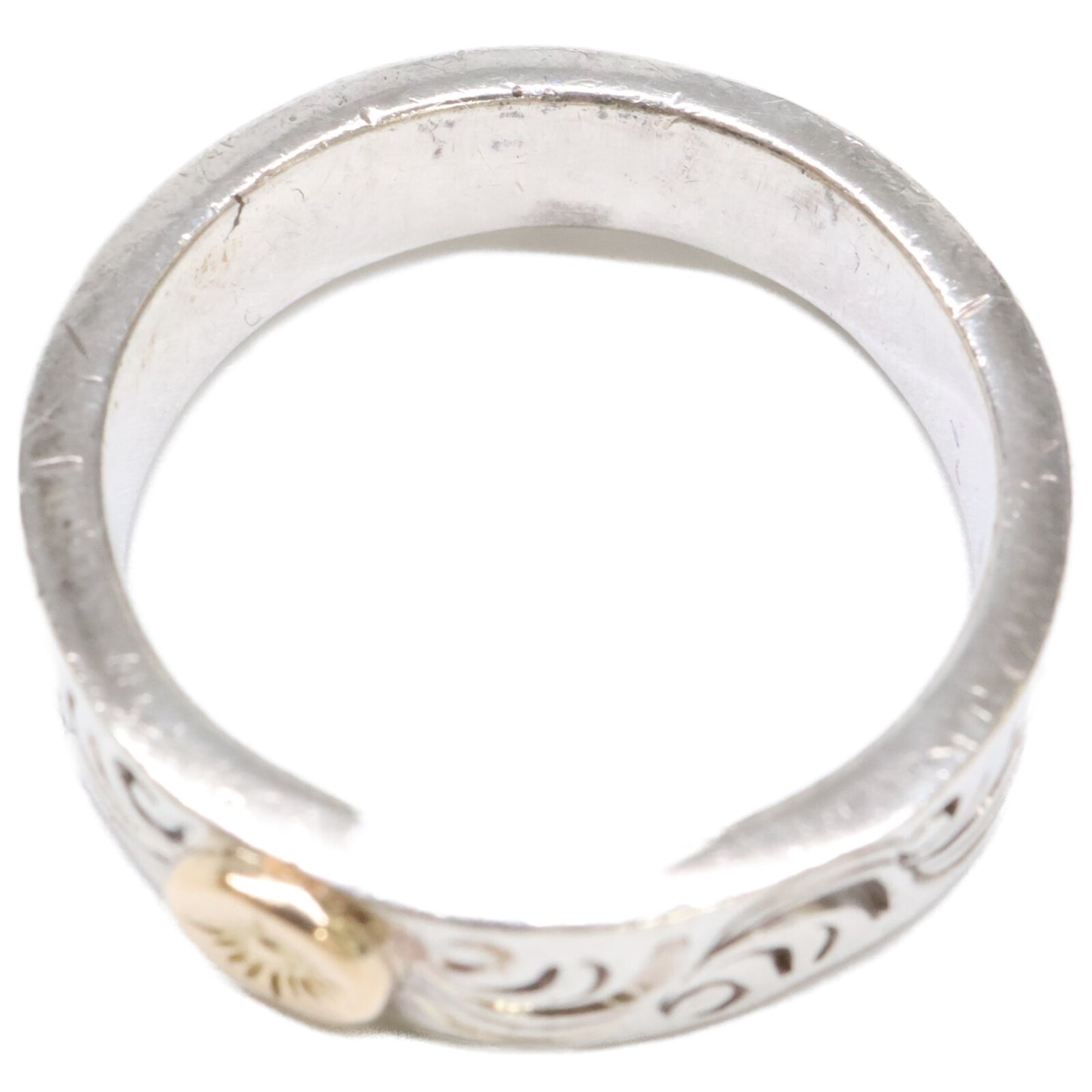 ARIZONA FREEDOM アリゾナフリーダム R-29b SILVER K18 太陽神 唐草 リング 指輪