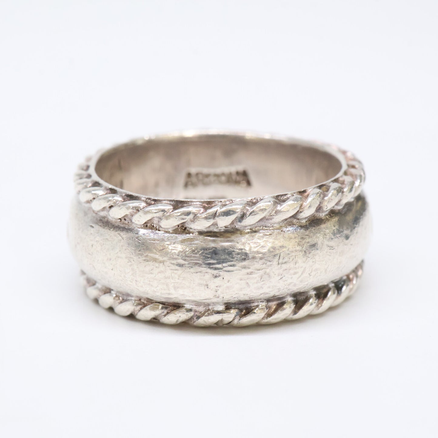 ARIZONA FREEDOM アリゾナフリーダム R-45b SILVER K18 中太陽神 唐草 リング 指輪