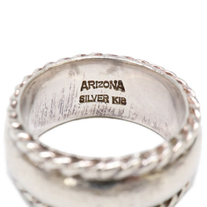 ARIZONA FREEDOM アリゾナフリーダム R-45b SILVER K18 中太陽神 唐草 リング 指輪