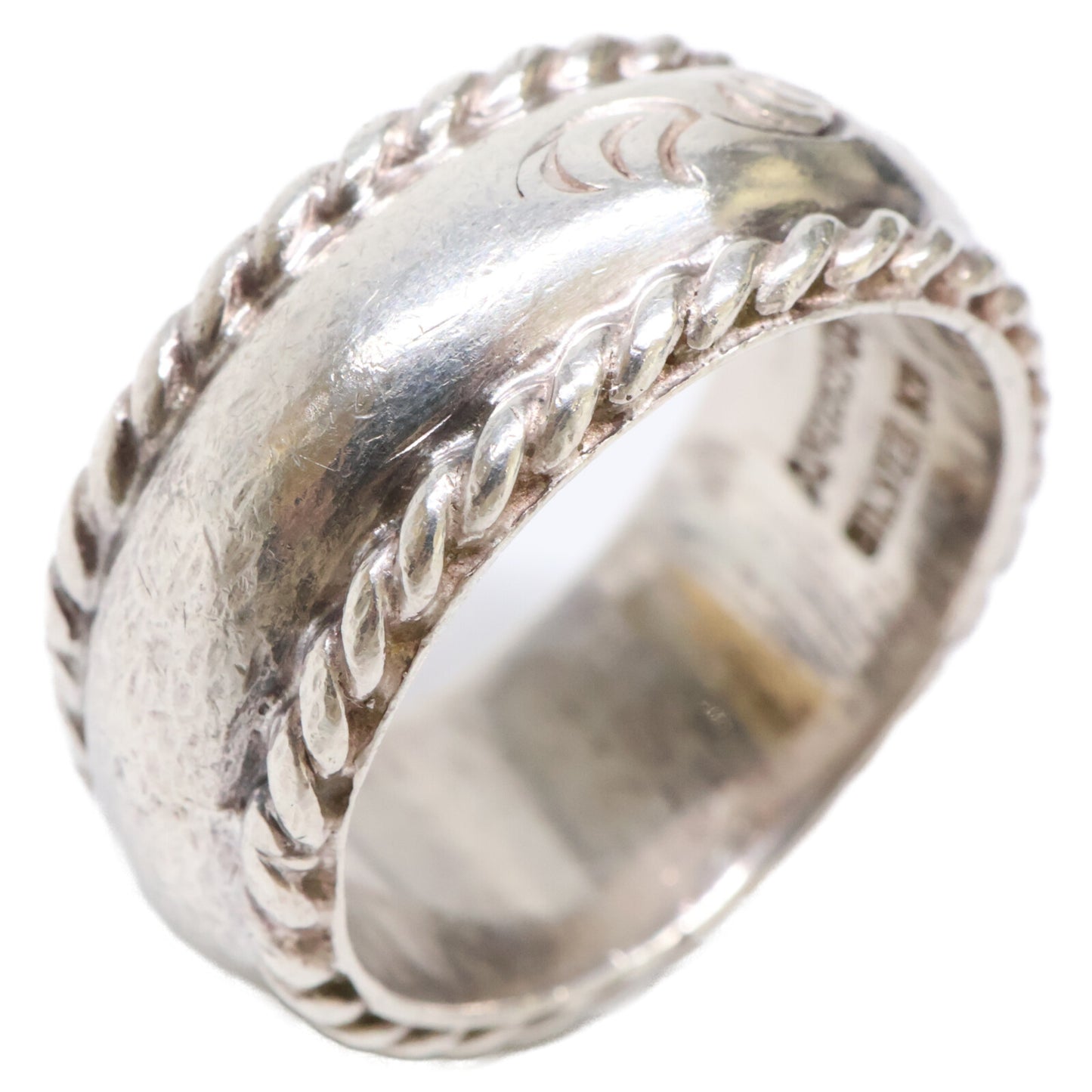 ARIZONA FREEDOM アリゾナフリーダム R-45b SILVER K18 中太陽神 唐草 リング 指輪