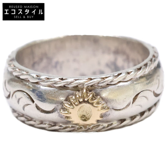 ARIZONA FREEDOM アリゾナフリーダム R-45a SILVER K18 小太陽神 唐草 リング 指輪